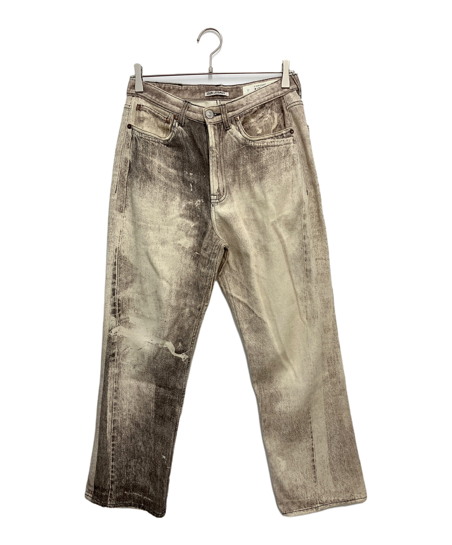 OURREGACY デニムパンツ デニム 30 中古・古着通販】OUR LEGACY (アワーレガシー) デニムパンツ ブラック