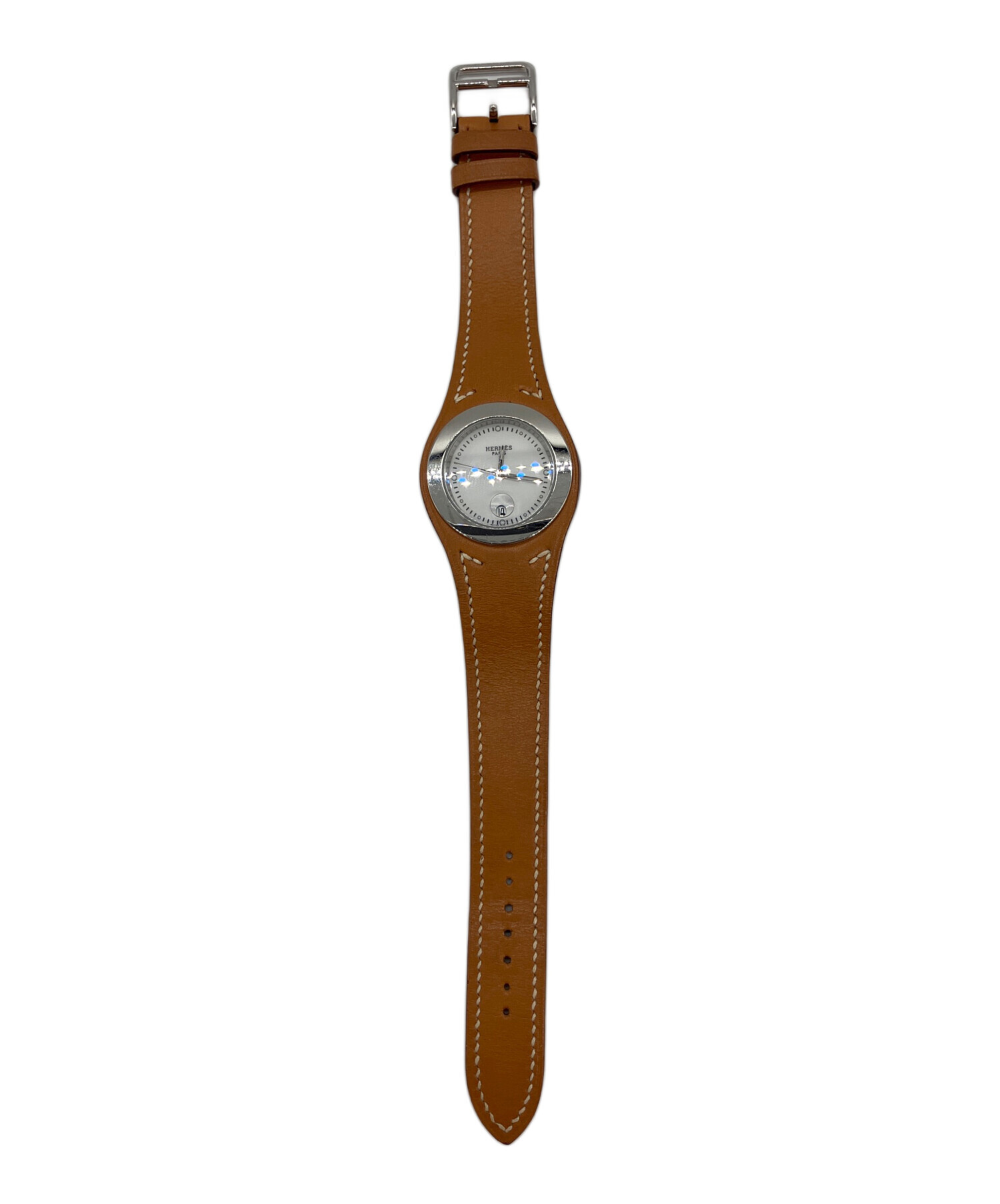 中古・古着通販】HERMES (エルメス) リストウォッチ アーネ ホワイト