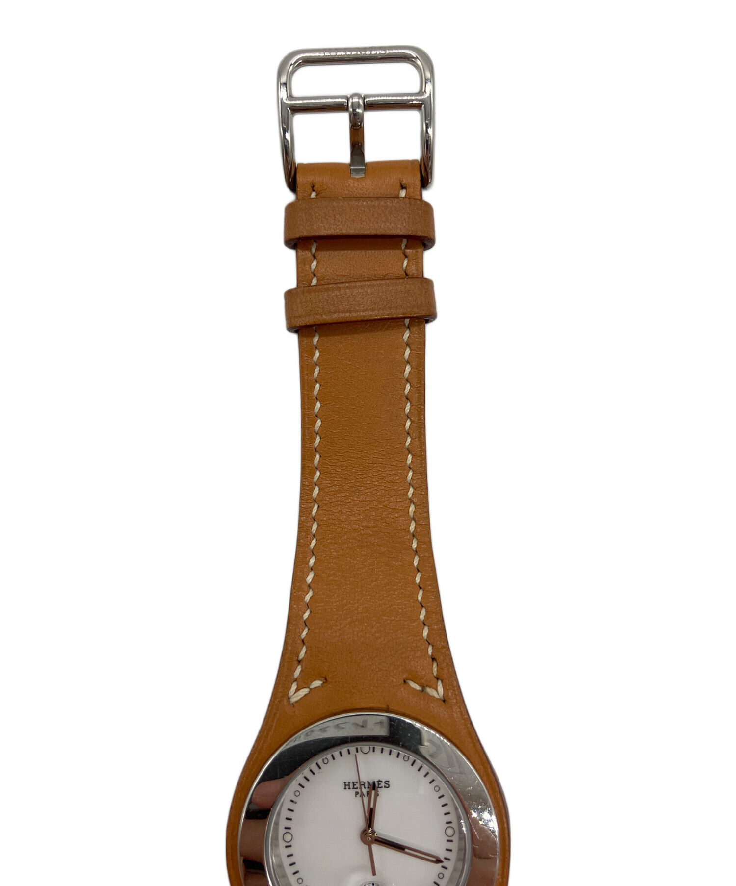 中古・古着通販】HERMES (エルメス) リストウォッチ アーネ ホワイト