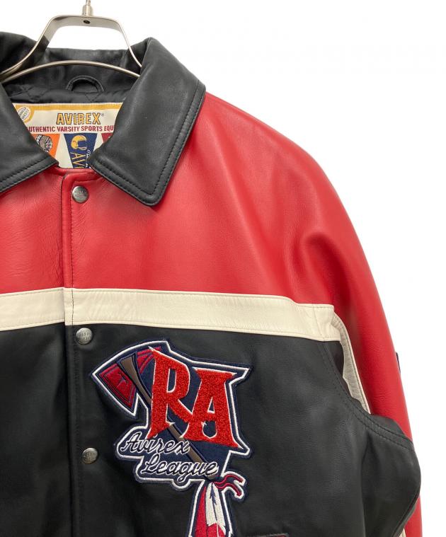 中古・古着通販】AVIREX (アヴィレックス) レザージャケット ブラック