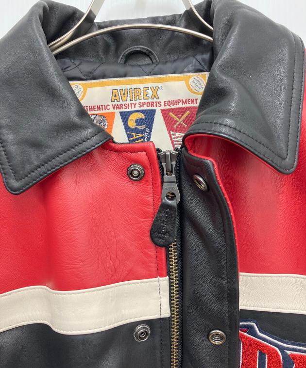 中古・古着通販】AVIREX (アヴィレックス) レザージャケット ブラック