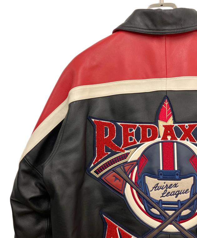 中古・古着通販】AVIREX (アヴィレックス) レザージャケット ブラック