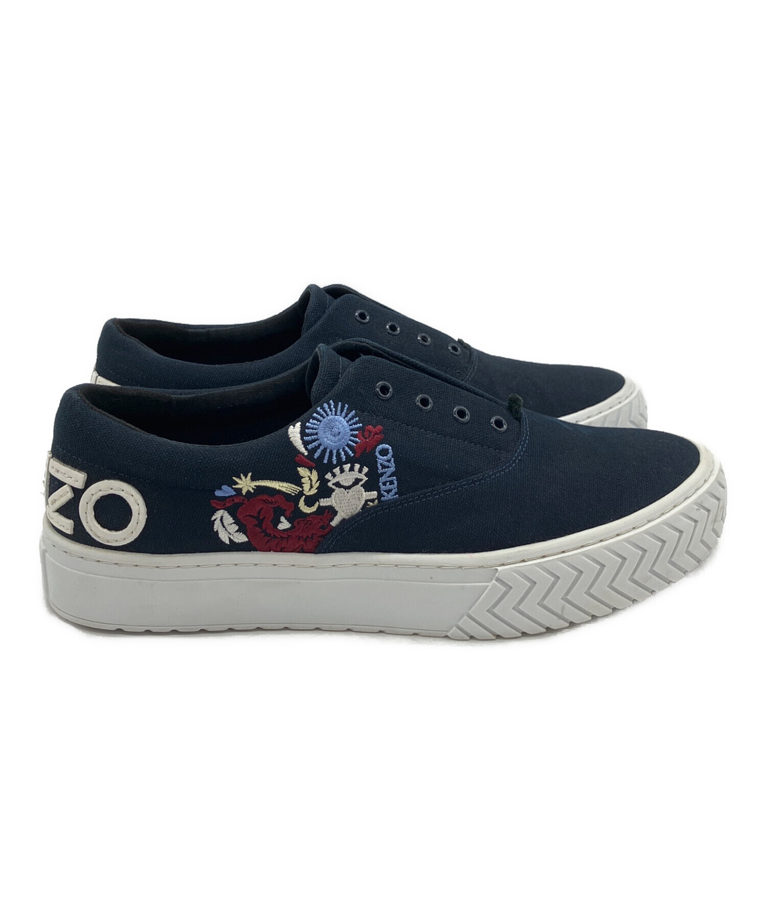 中古・古着通販】KENZO (ケンゾー) スニーカー ネイビー サイズ:42