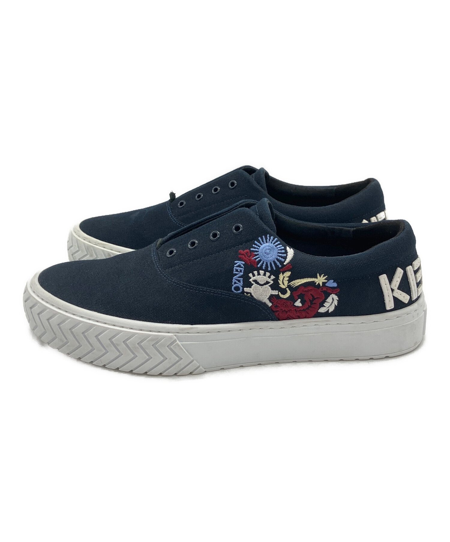 中古・古着通販】KENZO (ケンゾー) スニーカー ネイビー サイズ:42