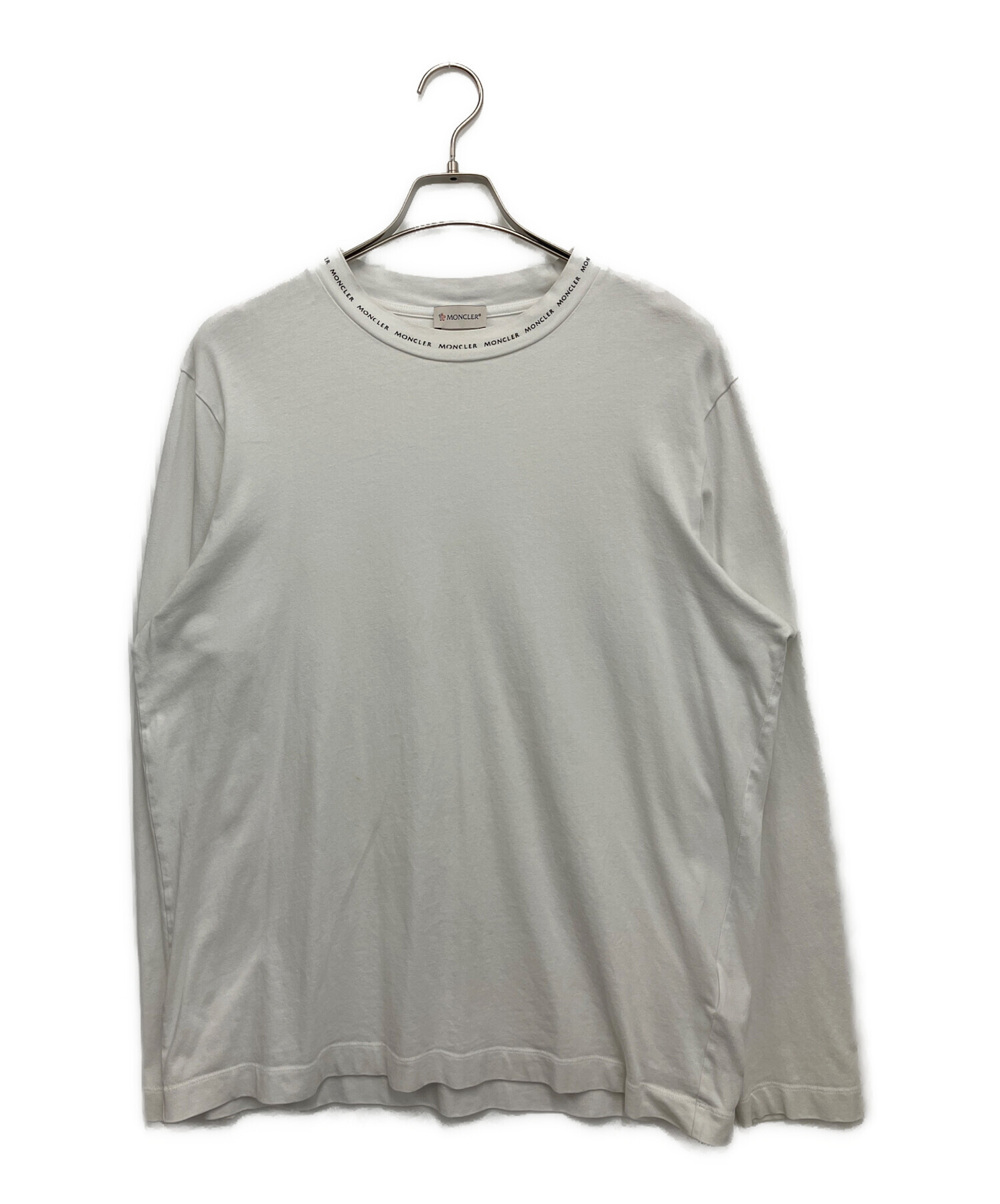 MONCLER 長袖Tシャツ 18/24 グレー 中古・古着通販】MONCLER (モンクレール) 長袖カットソー ホワイト