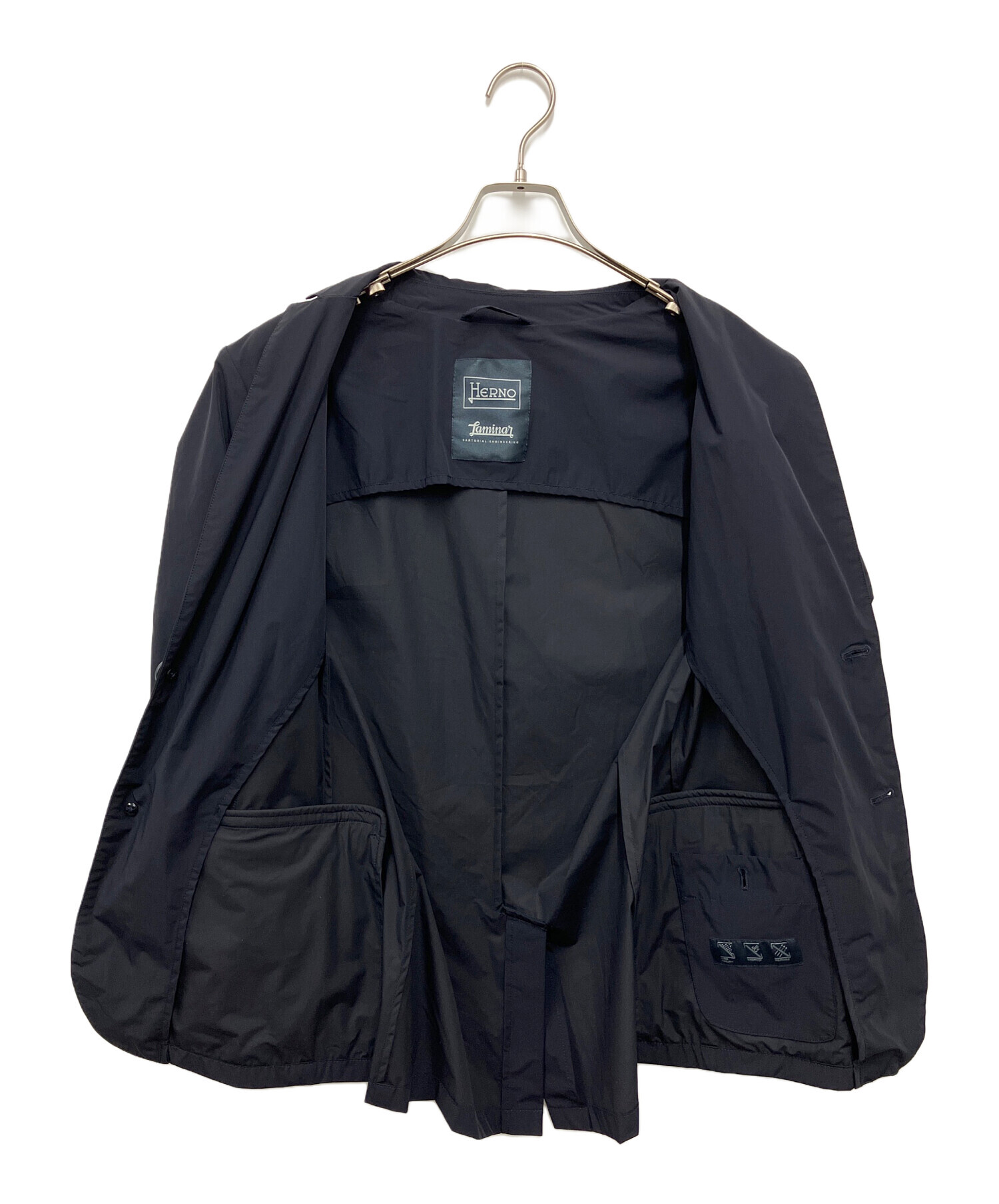 中古・古着通販】HERNO (ヘルノ) ストレッチテーラードジャケット 