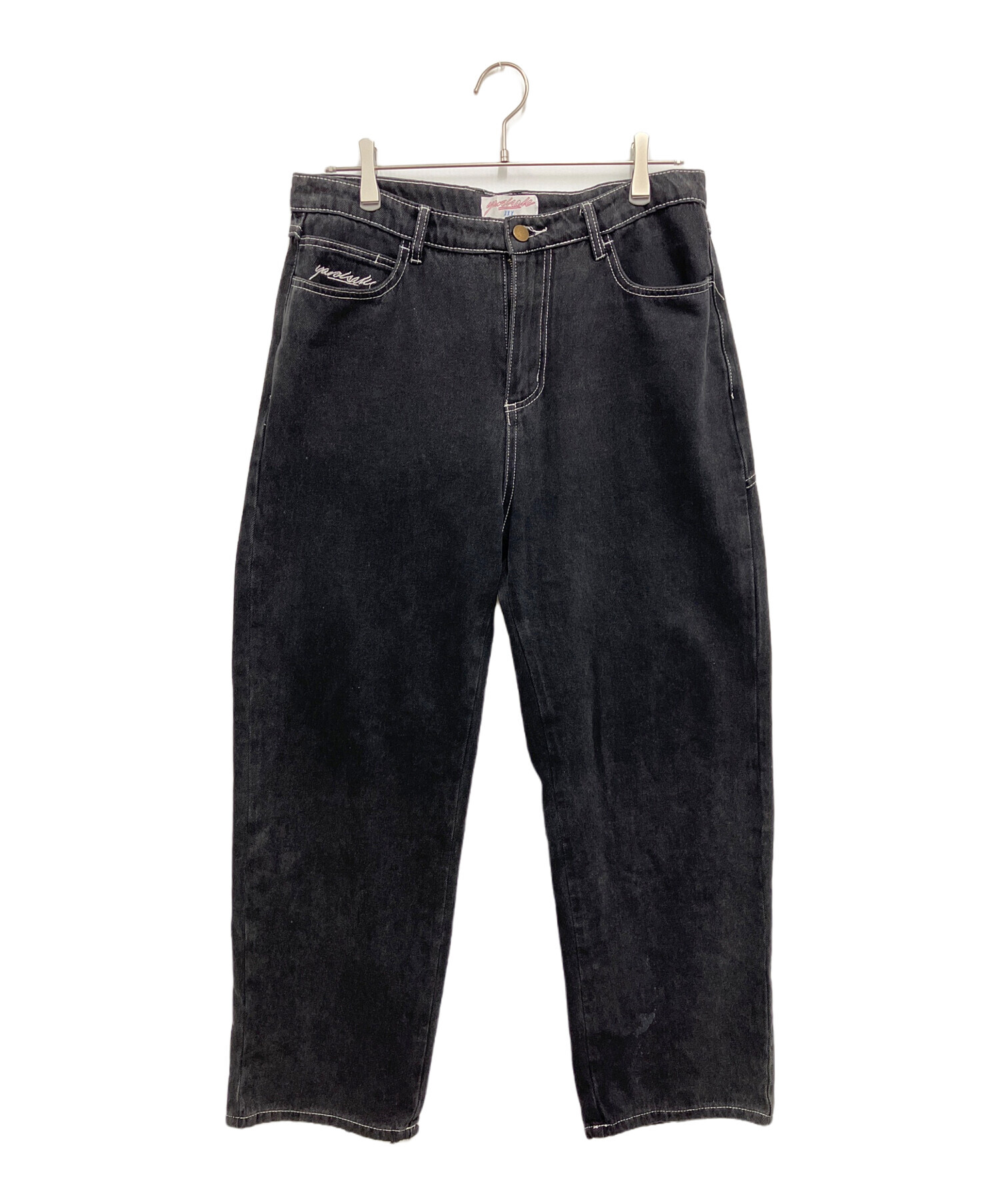 中古・古着通販】yardsale xxx (ヤードセール) デニムパンツ ブラック