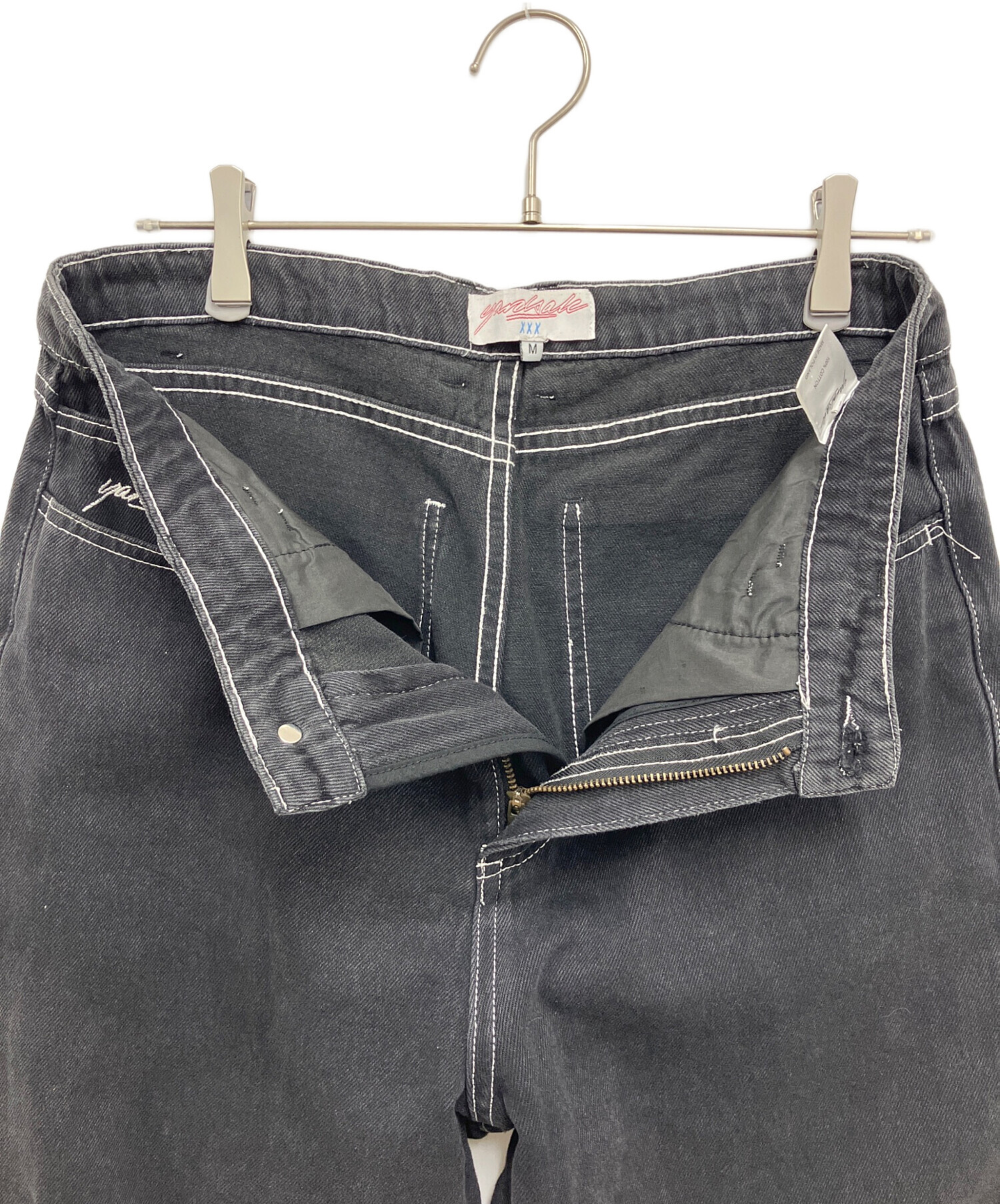 中古・古着通販】yardsale xxx (ヤードセール) デニムパンツ ブラック