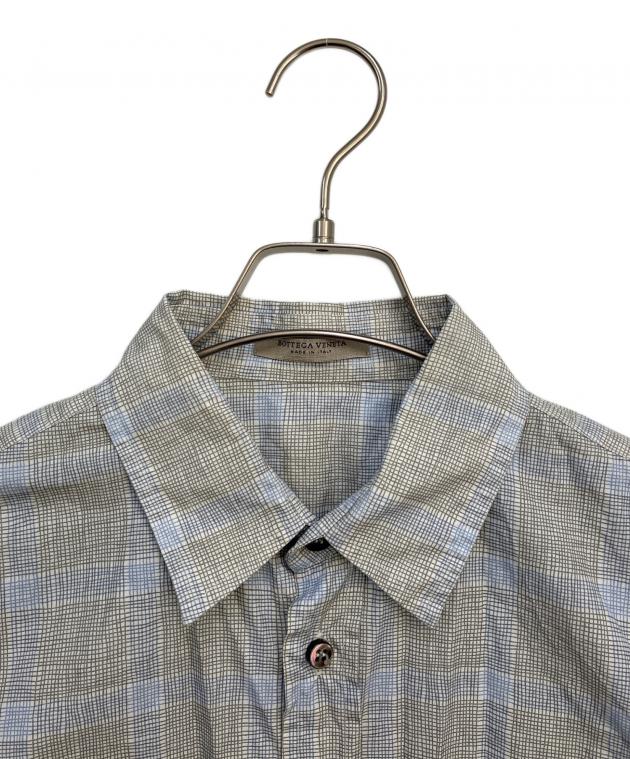 中古・古着通販】BOTTEGA VENETA (ボッテガベネタ) 長袖シャツ ブルー