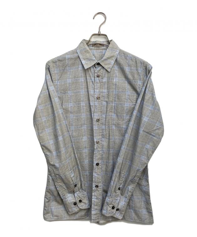 BOTTEGA VENETA - 極美品 BOTTEGAVENETA ボッテガヴェネタ 長袖Tシャツ 783386 サイズXXS オーバーサイズ イエロー コットン 中古 4b001282 中古・古着通販】BOTTEGA VENETA (ボッテガベネタ) 長袖シャツ ブルー