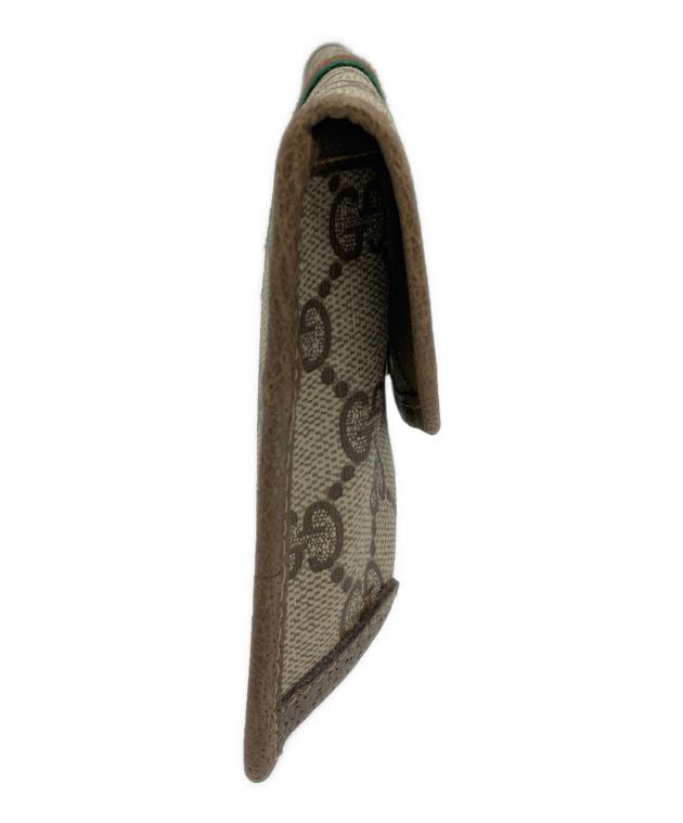 中古・古着通販】GUCCI (グッチ) ポーチ GG シェリーライン ブラウン