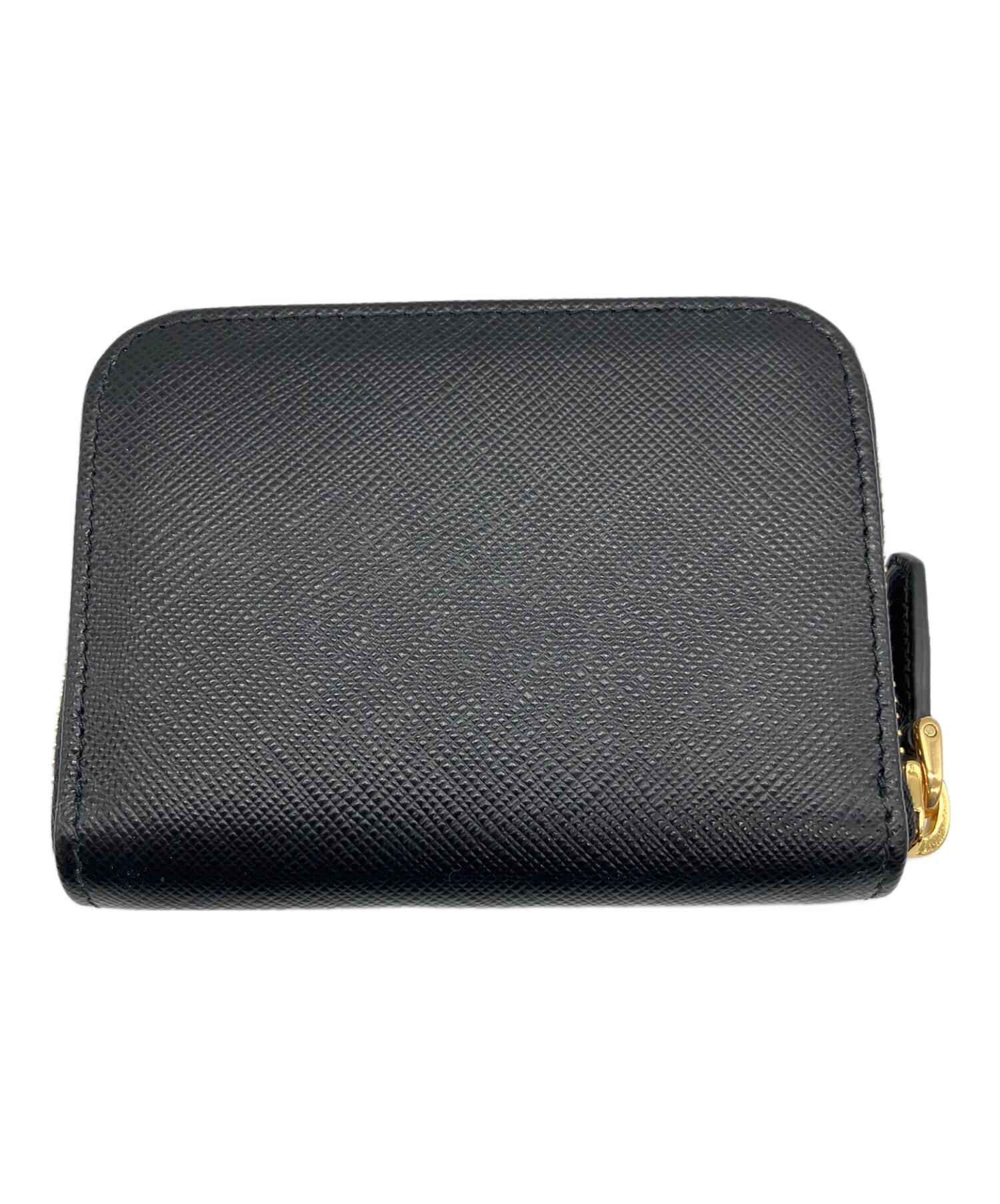 中古・古着通販】PRADA (プラダ) コインケース サフィアーノ ブラック
