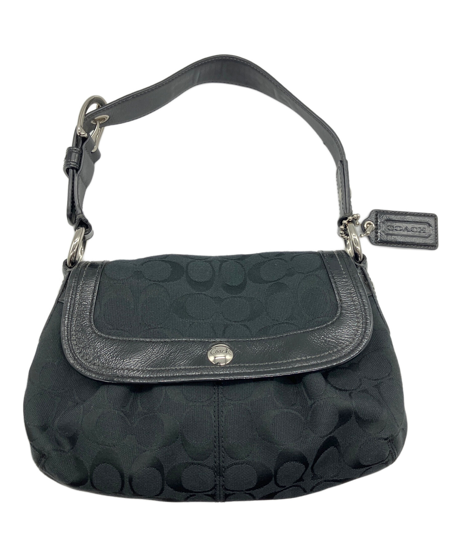 新品未使用 COACH ショルダーバッグ シグネチャー トラック ベルト バッグ 中古・古着通販】COACH (コーチ) シグネチャー ワンショルダーバッグ