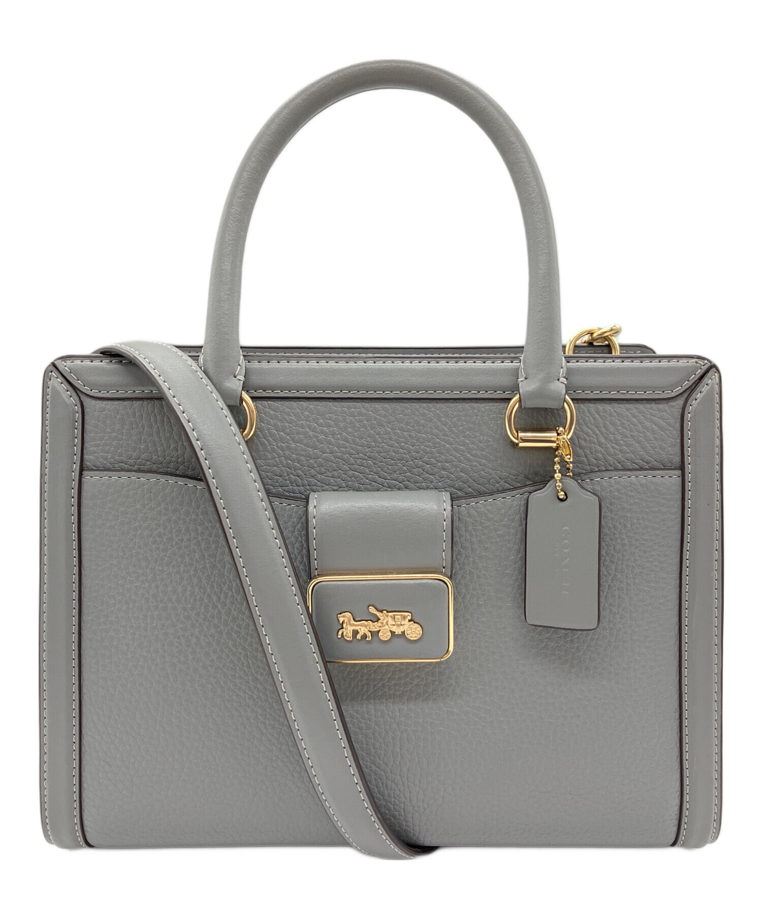 中古・古着通販】COACH (コーチ) 2WAYショルダーバッグ キャリーオール