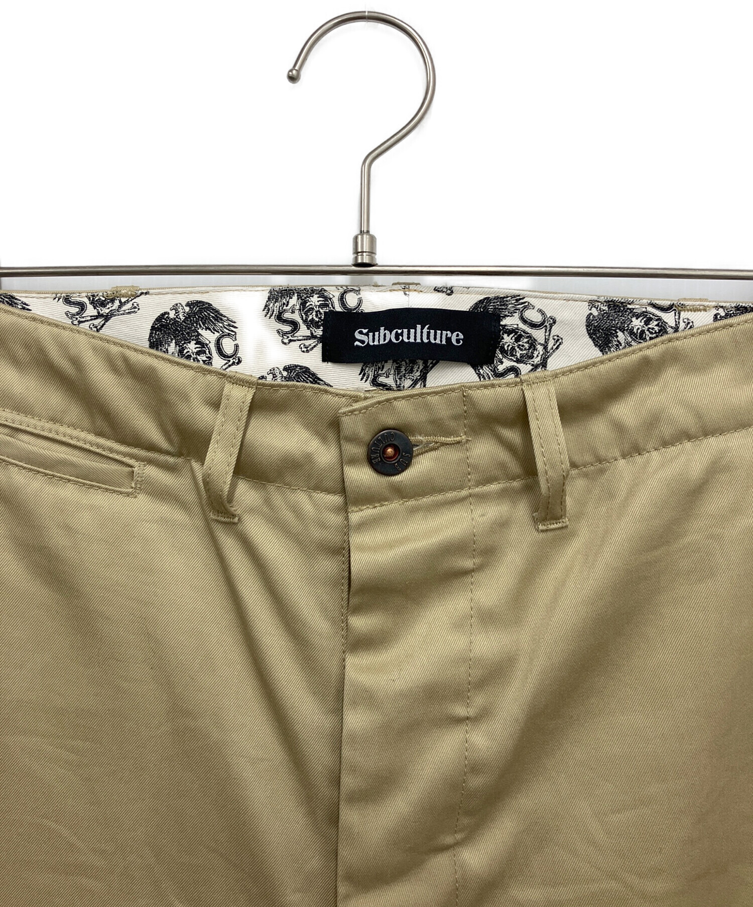 中古・古着通販】Subculture (サブカルチャー) チノパン ベージュ
