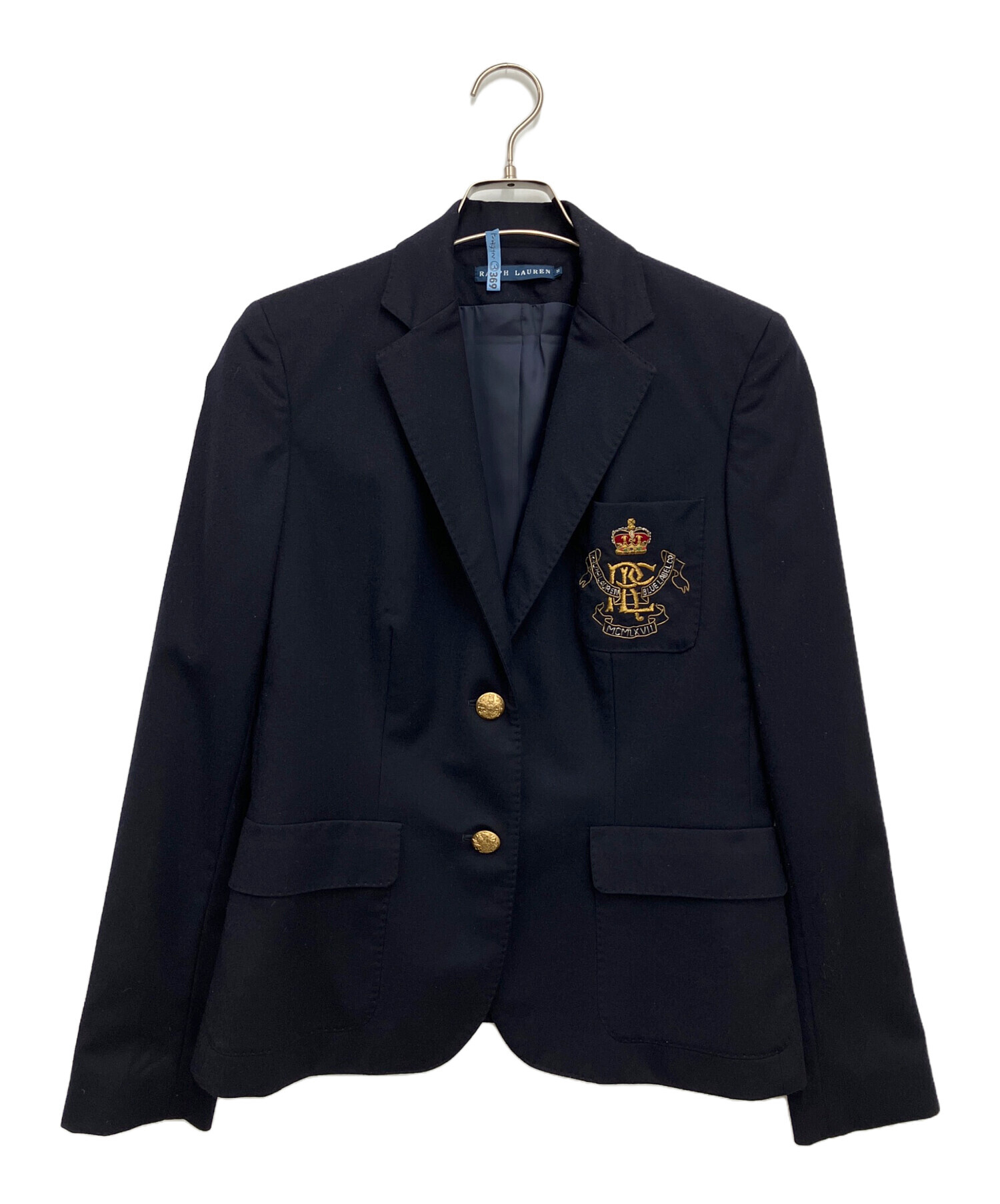 中古・古着通販】RALPH LAUREN (ラルフローレン) 金釦紺ブレザー