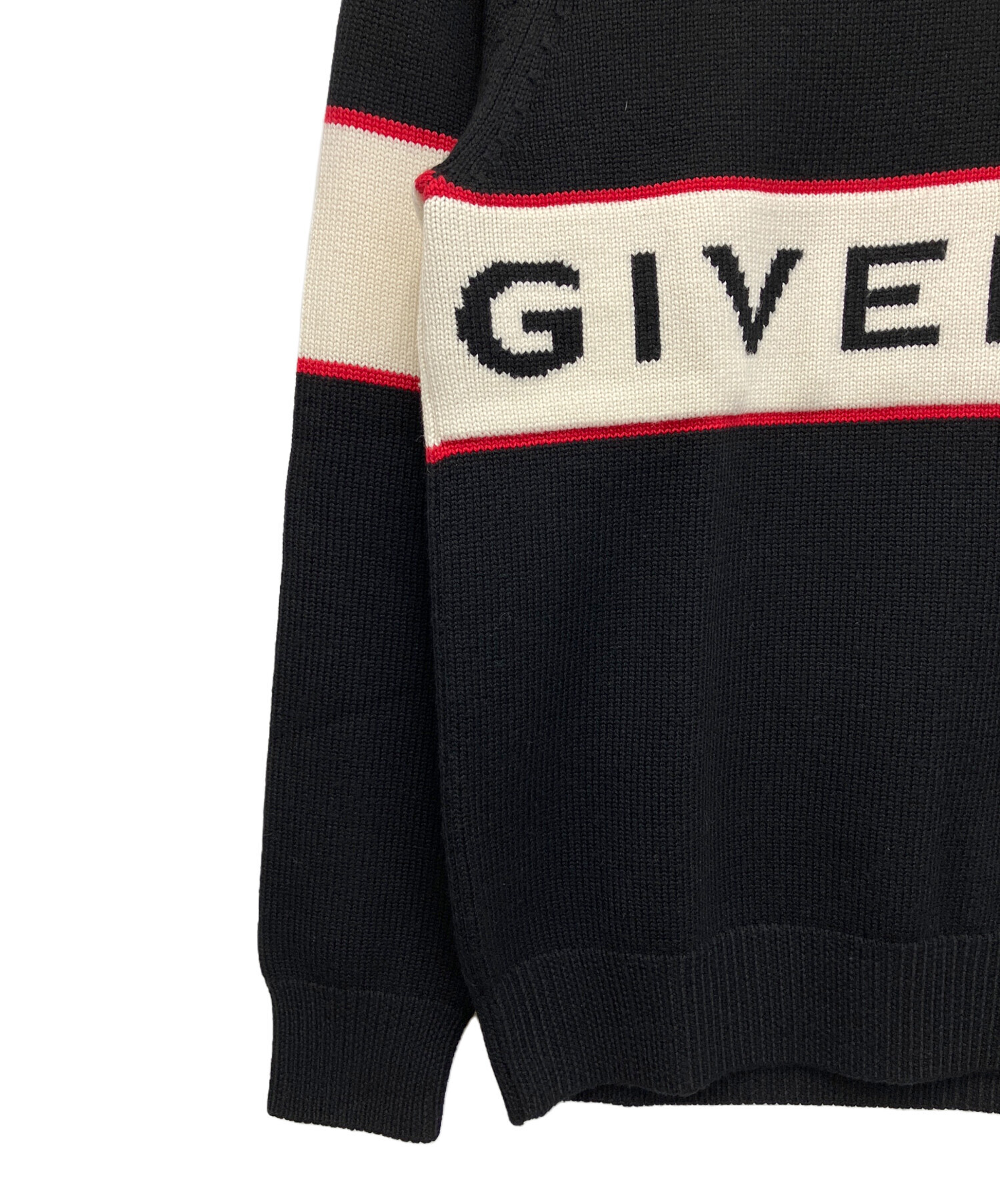中古・古着通販】GIVENCHY (ジバンシィ) 厚手ニット ブラック
