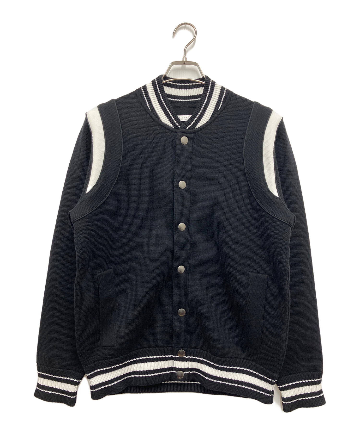 A*i様 ★GIVENCHY/ジバンシィ/バーシティジャケット/中古美品/百貨店 中古・古着通販】GIVENCHY (ジバンシィ) ニットジャケット ブラック