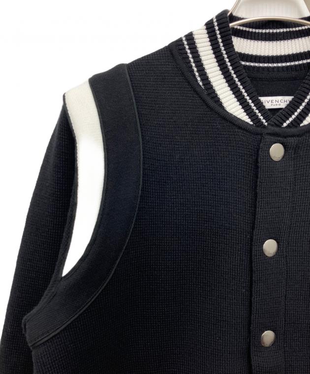中古・古着通販】GIVENCHY (ジバンシィ) ニットジャケット ブラック