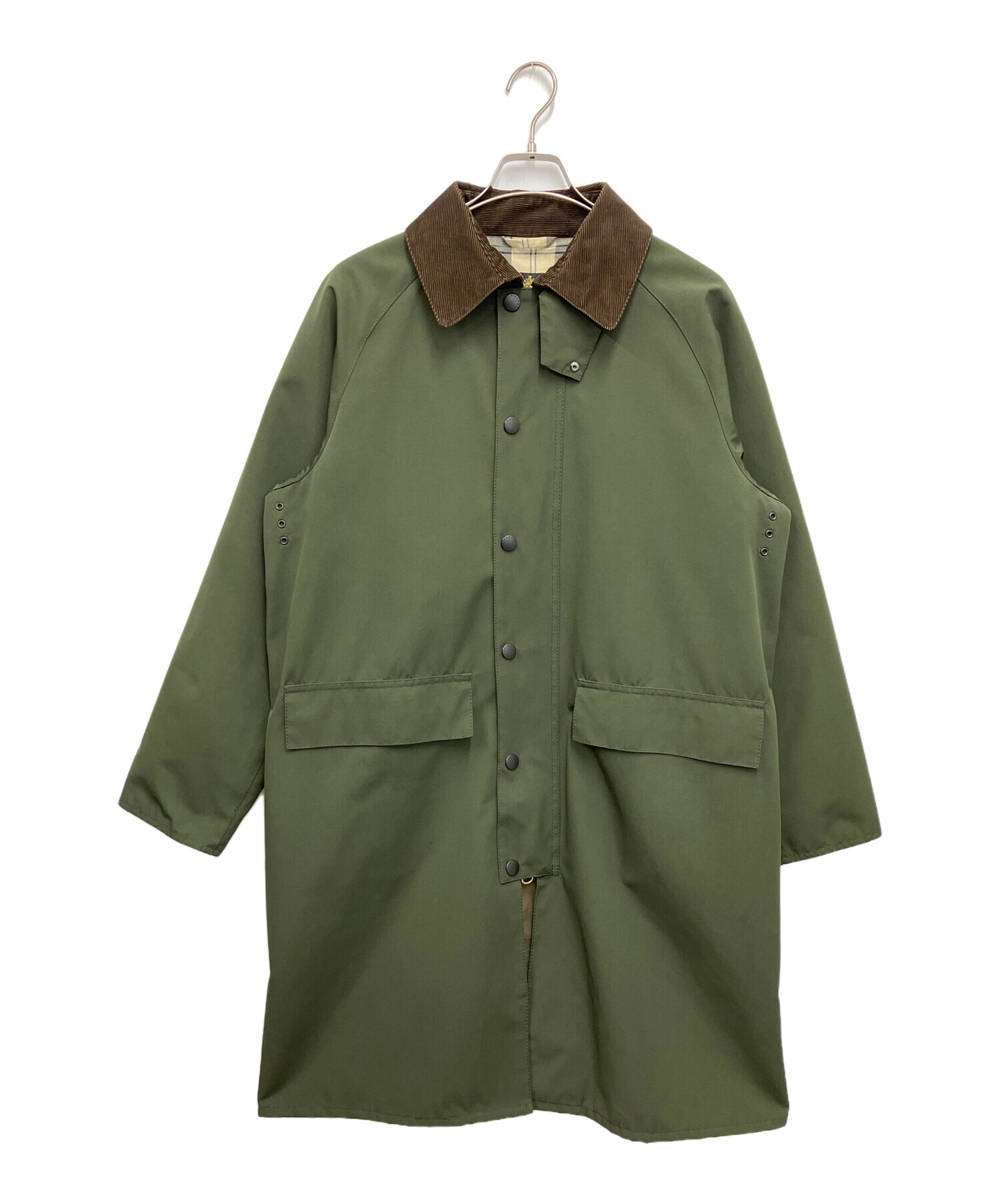 中古・古着通販】Barbour (バブアー) コート ブラウン×カーキ サイズ