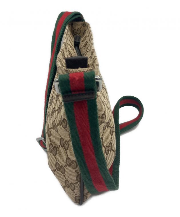 中古・古着通販】GUCCI (グッチ) ショルダーバッグ GGキャンバス