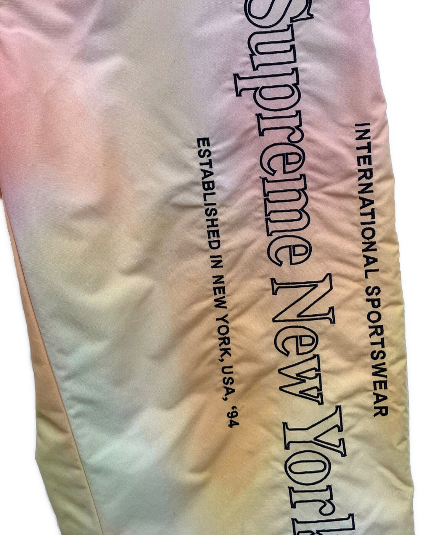 中古・古着通販】SUPREME (シュプリーム) Side Logo Track Pant ピンク