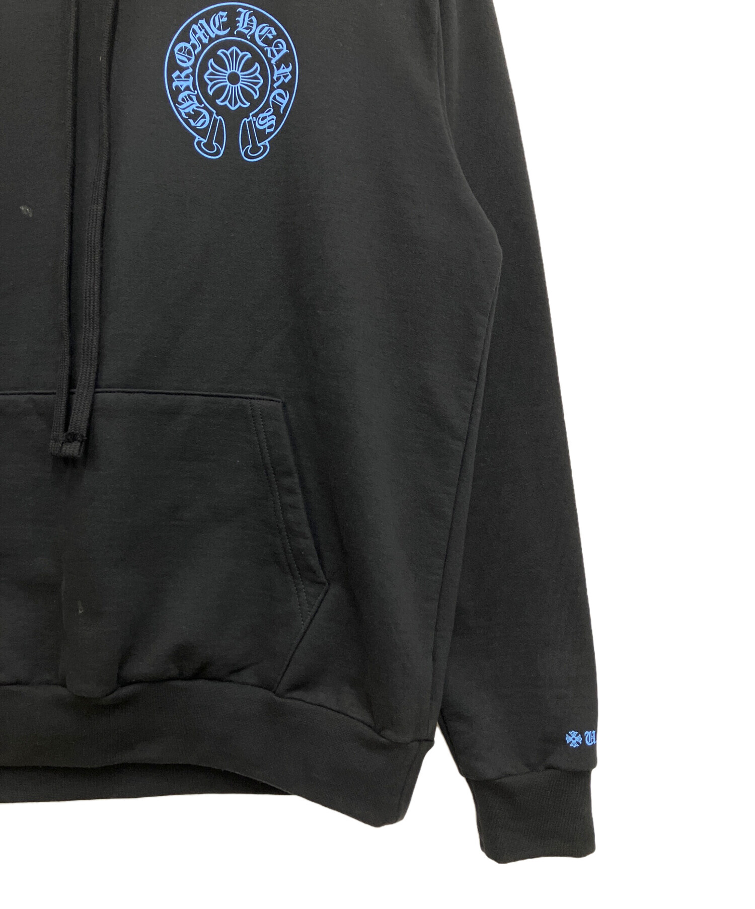Chrome Hearts ホースシュー クロスロゴ パーカー ブラック×ブルー 楽天市場】Chrome Hearts クロムハーツ 90's OLD HORSESHOE AND FLORAL