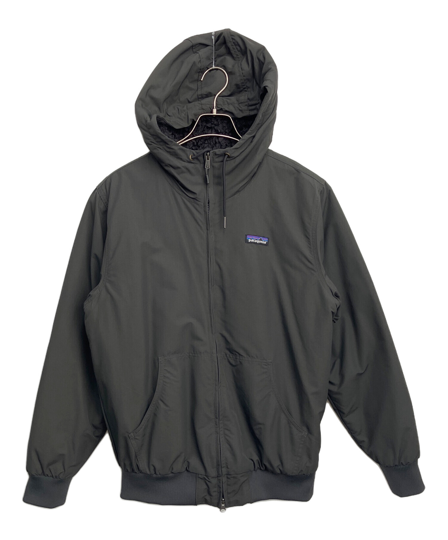 Patagonia フードジャケット 裏ボア 中古・古着通販】Patagonia (パタゴニア) 裏ボアジャケット ブラック