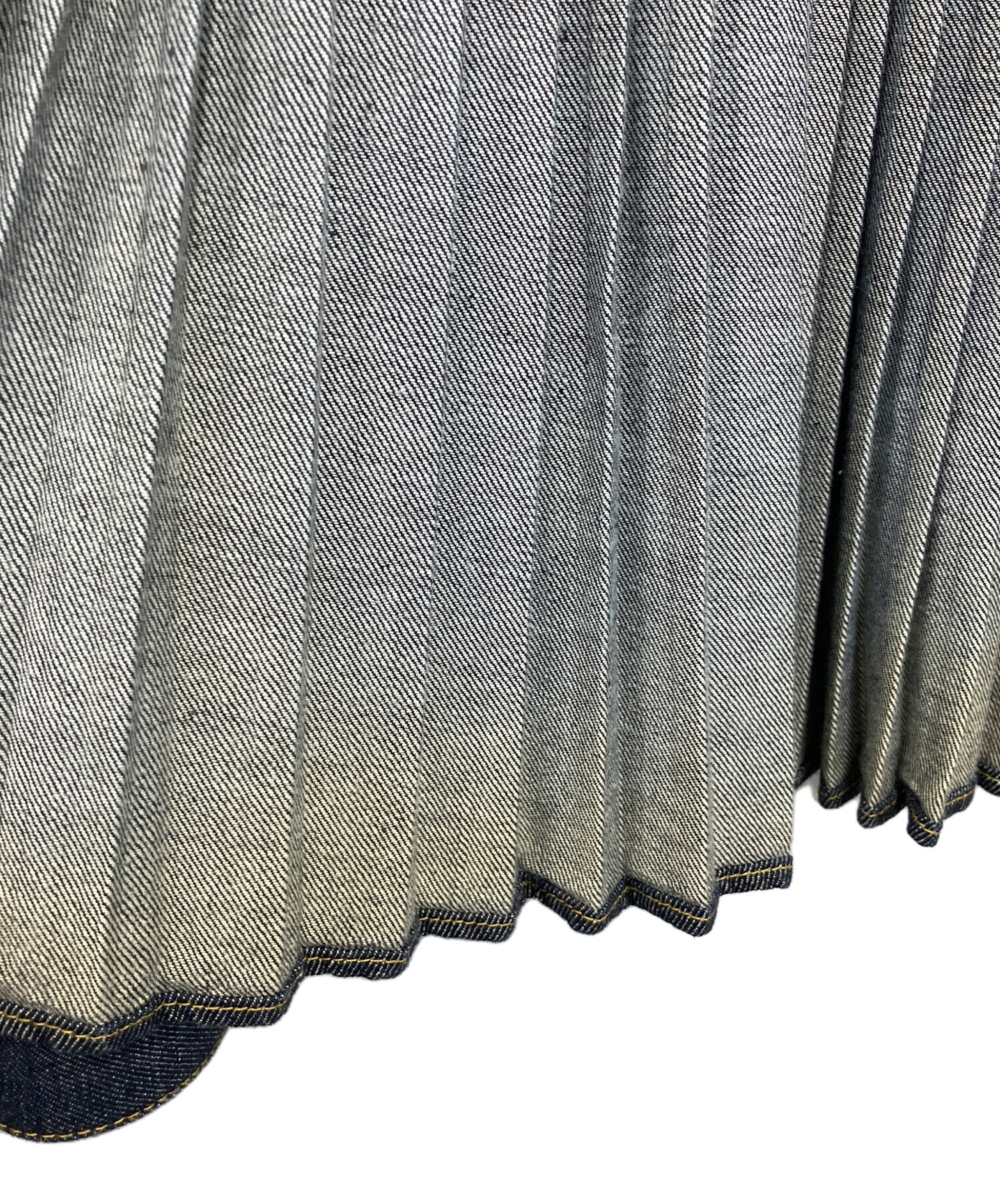 中古・古着通販】EZUMI (エズミ) BACK PLEATS DENIM JACKET(バック
