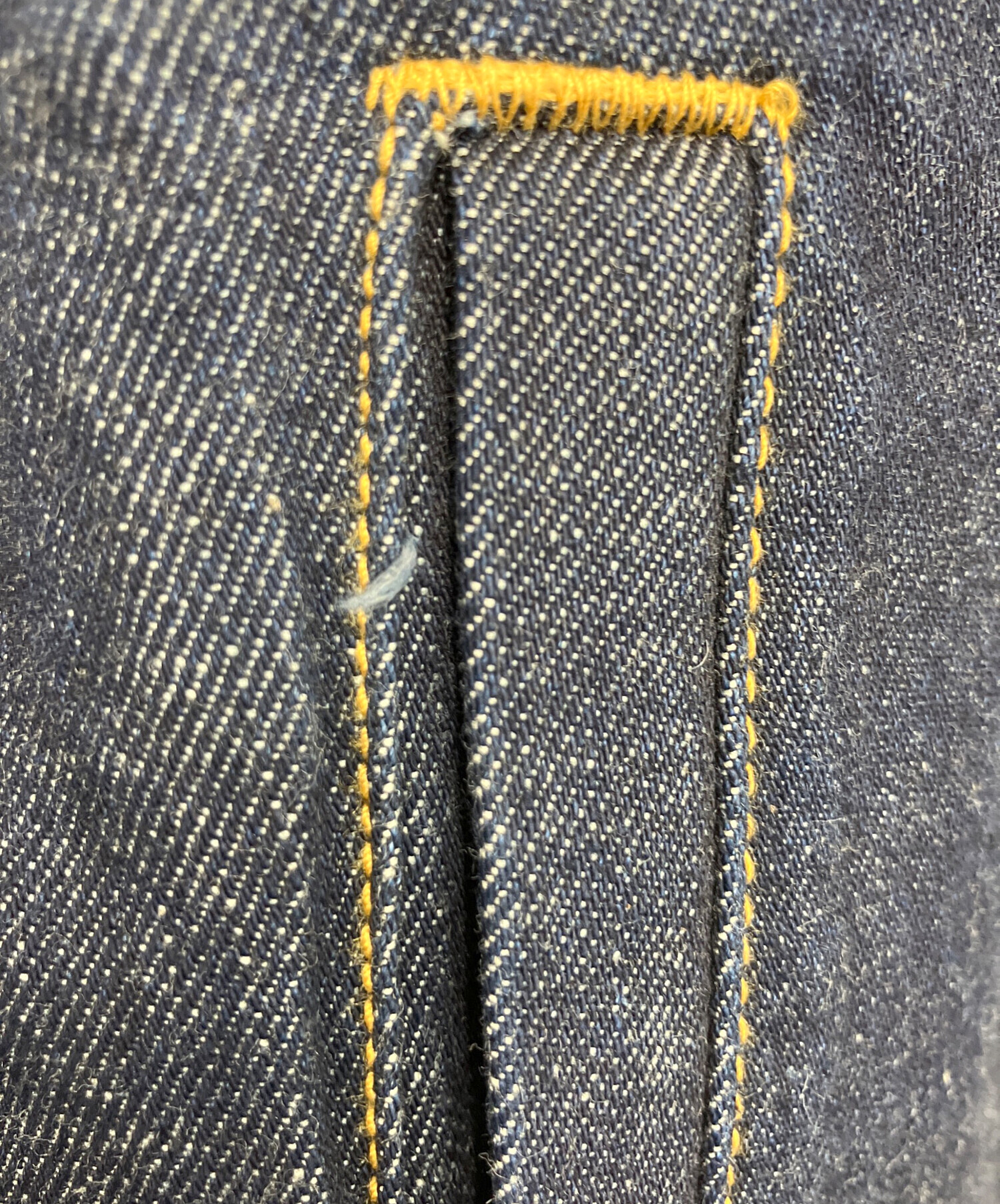 中古・古着通販】EZUMI (エズミ) BACK PLEATS DENIM JACKET(バック