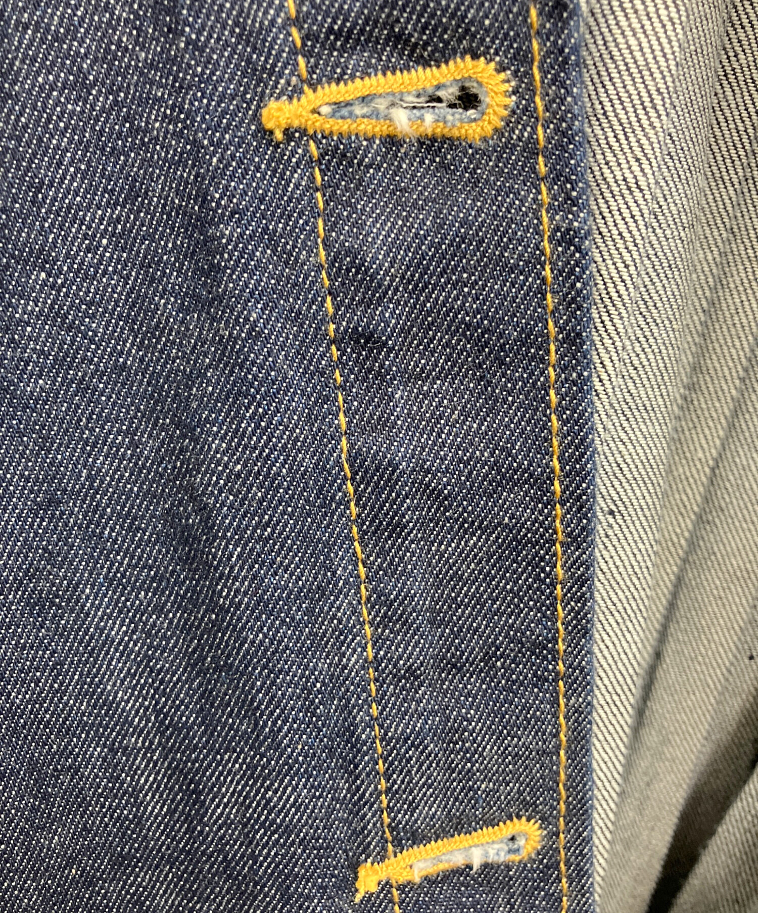 中古・古着通販】EZUMI (エズミ) BACK PLEATS DENIM JACKET(バック