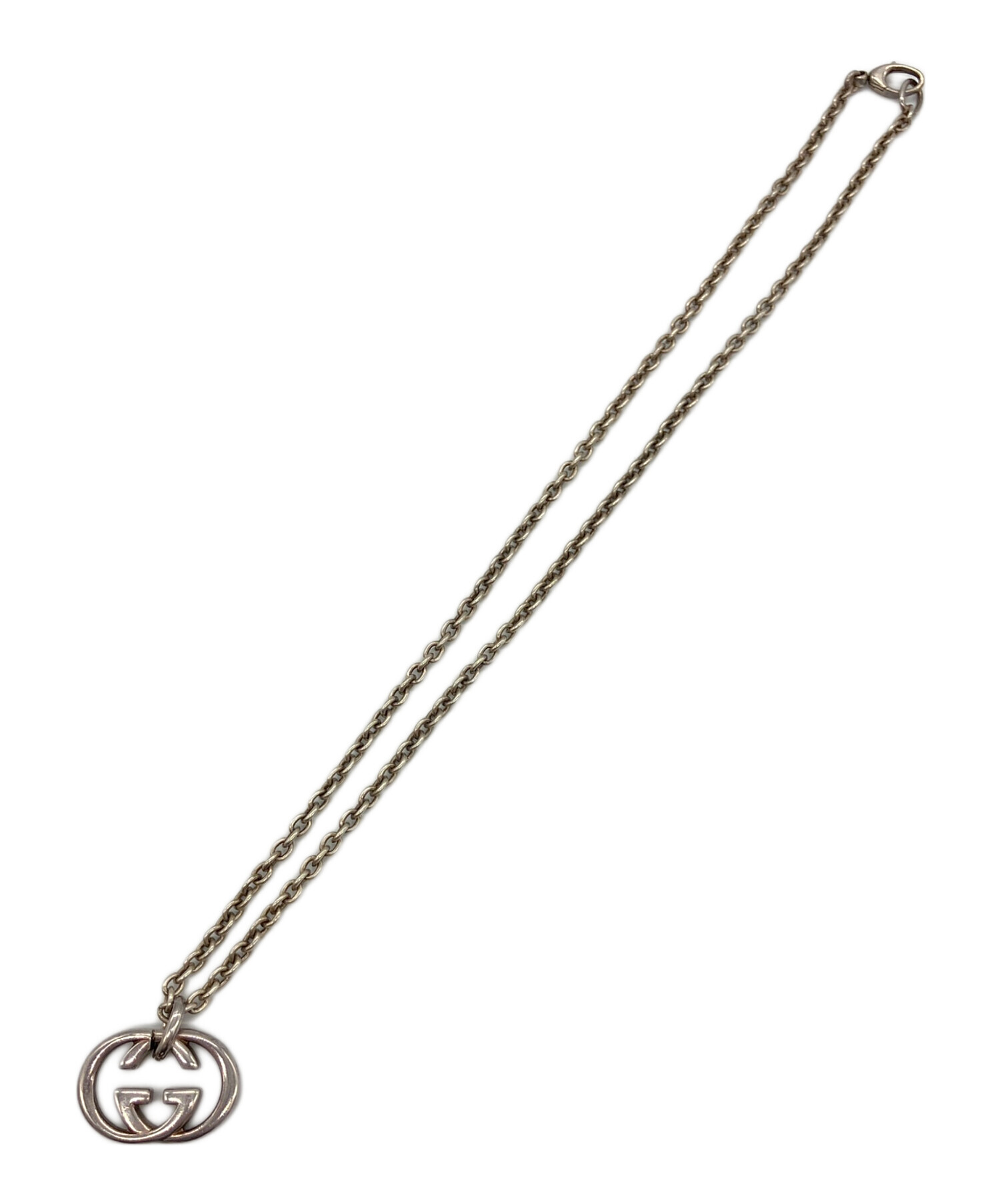 中古・古着通販】GUCCI (グッチ) ネックレス シルバー GGチャーム