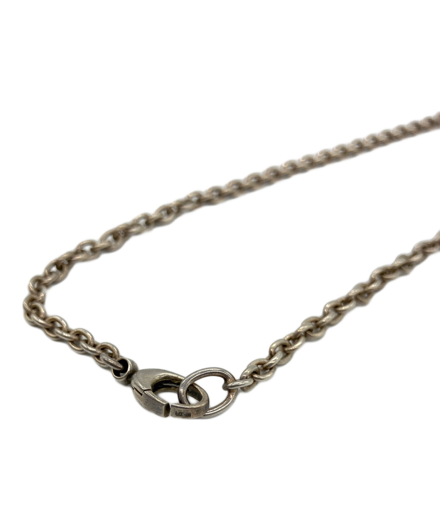 中古・古着通販】GUCCI (グッチ) ネックレス シルバー GGチャーム