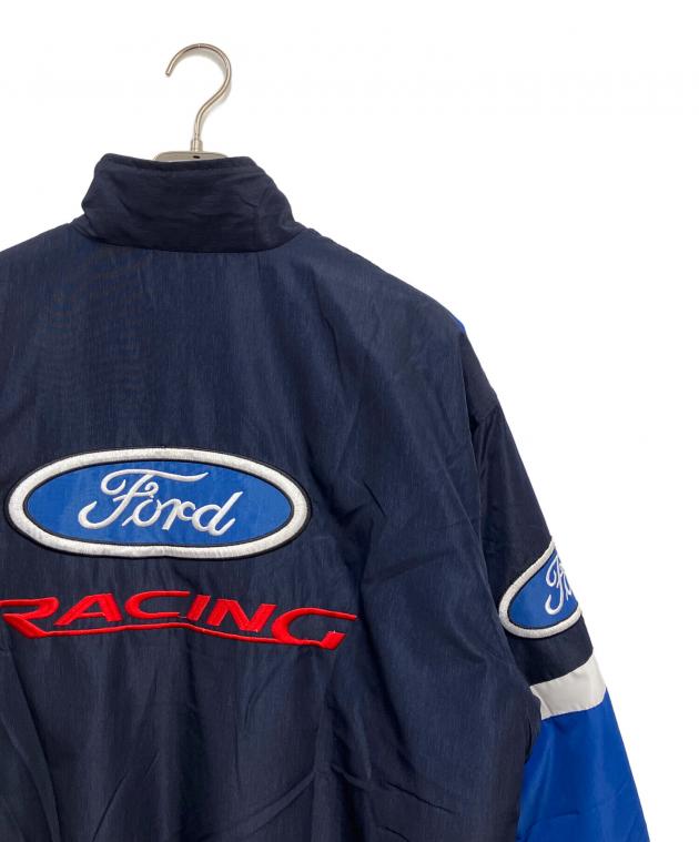 中古・古着通販】FORD (フォード) レーシングブルゾン ネイビー×ブルー