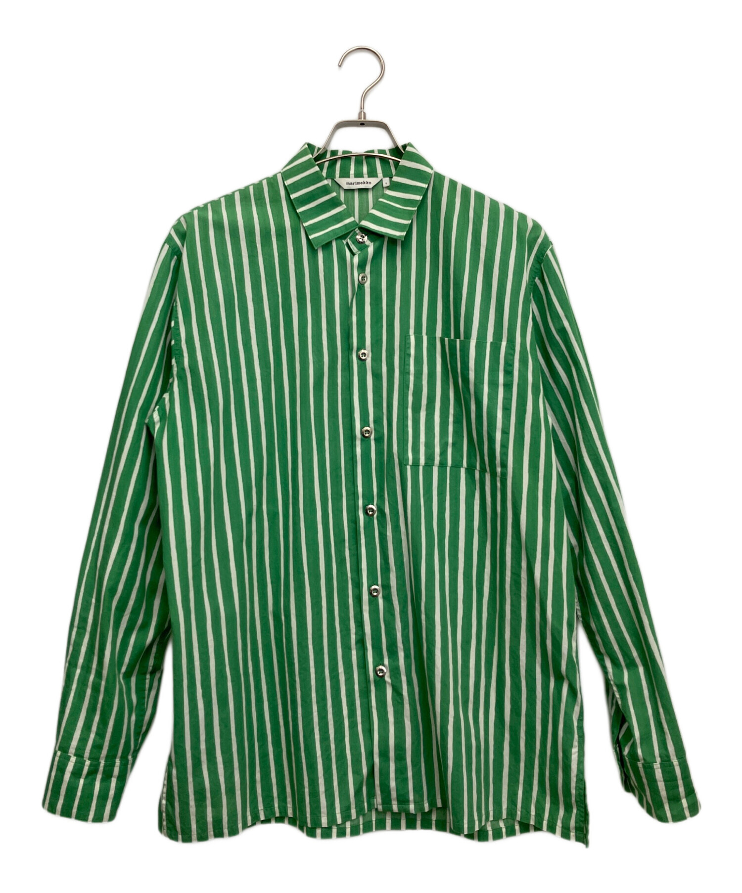 中古・古着通販】marimekko (マリメッコ) 長袖シャツ グリーン