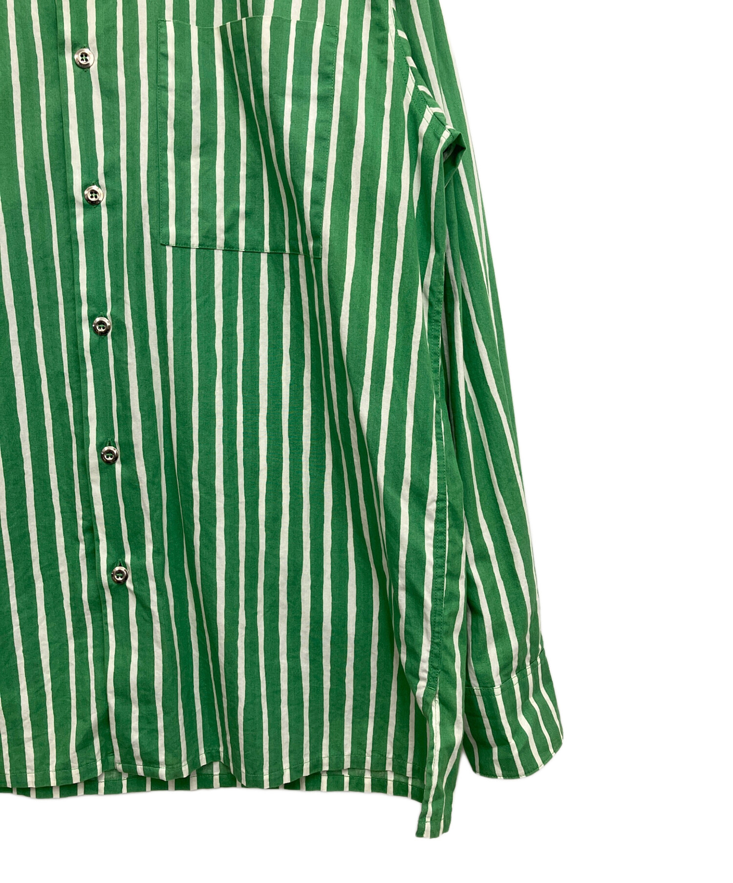 中古・古着通販】marimekko (マリメッコ) 長袖シャツ グリーン
