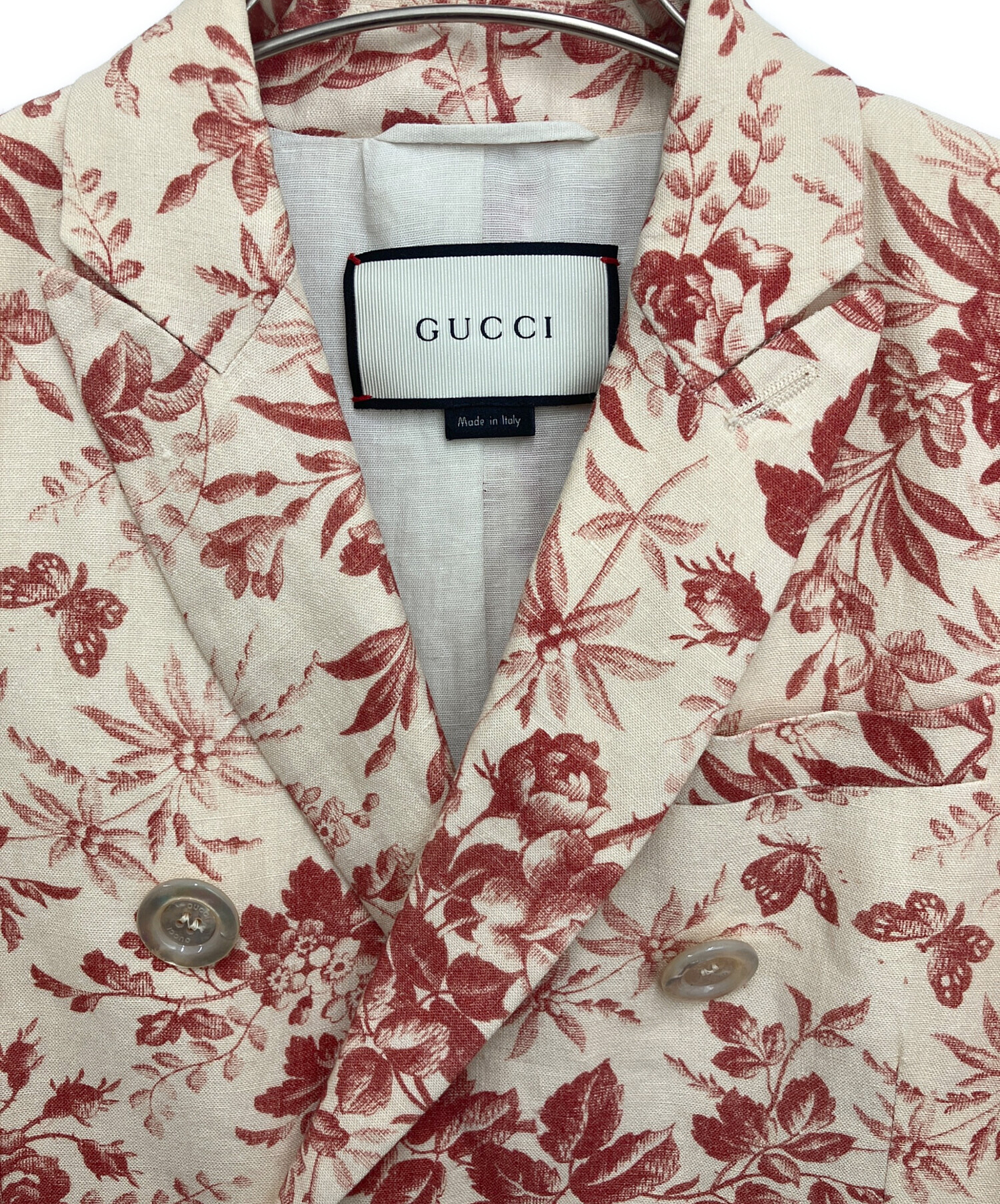 専用　GUCCI テーラード　ジャケット　白　38サイズ　美品 中古・古着通販】GUCCI (グッチ) テーラードジャケット アイボリー