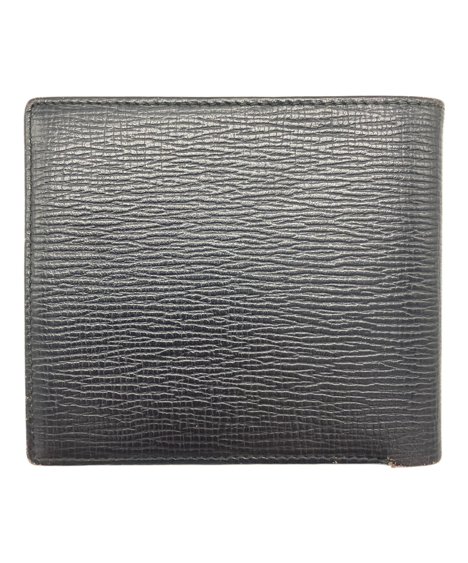 中古・古着通販】LOEWE (ロエベ) 2つ折り財布 アナグラム ブラック