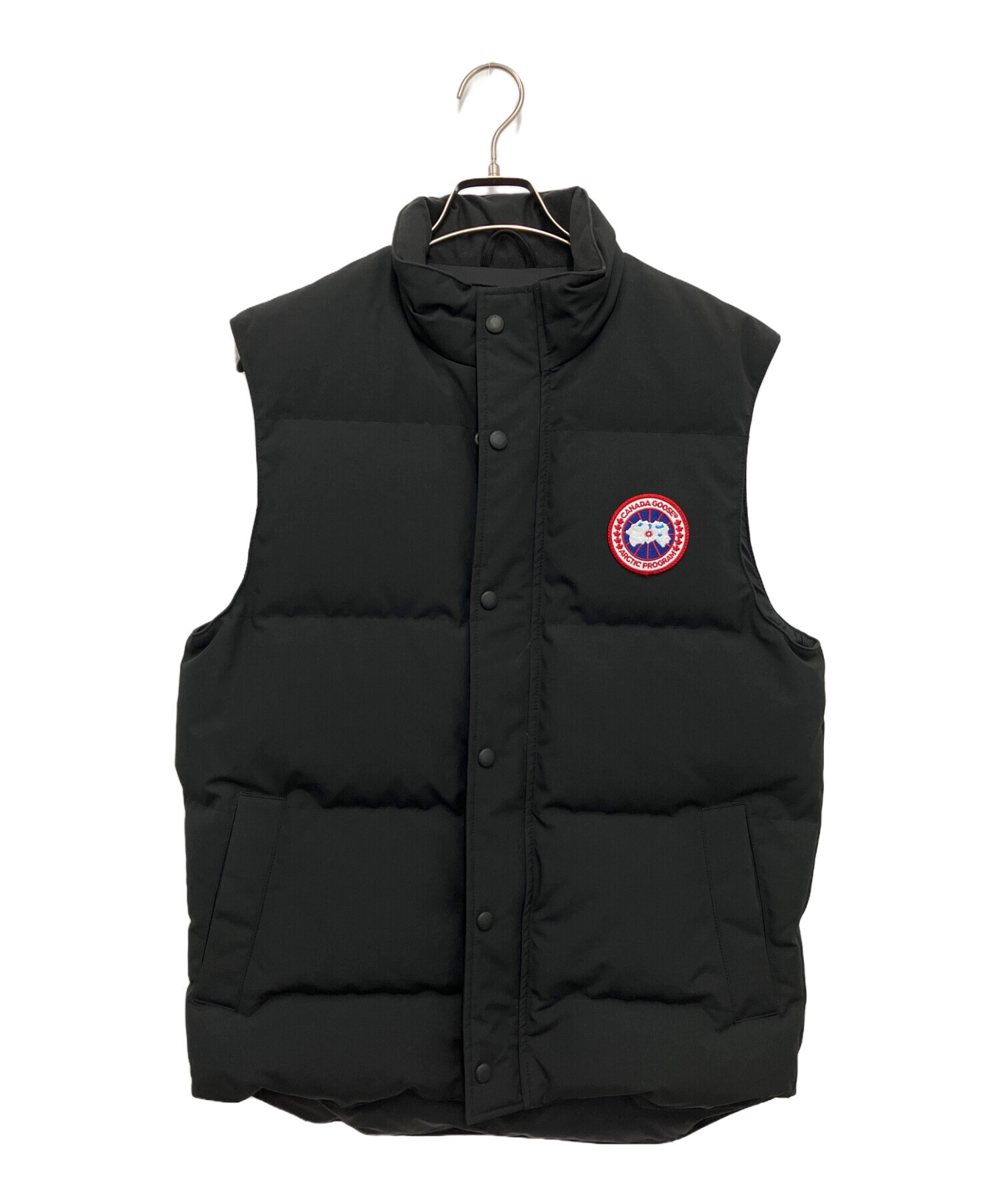 中古・古着通販】CANADA GOOSE (カナダグース) ダウンベスト ブラック 