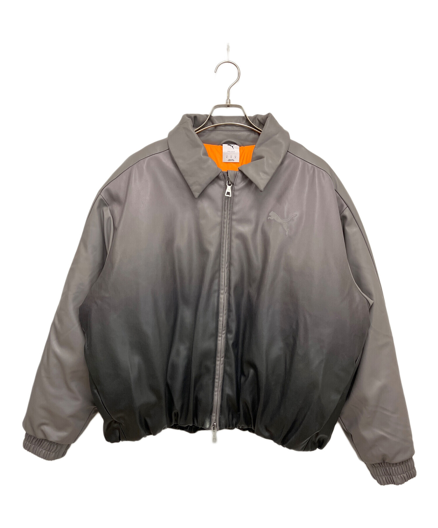 中古・古着通販】PUMA (プーマ) ボンバージャケット グレー×オレンジ