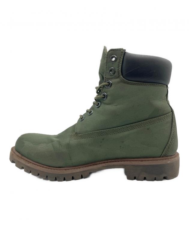 【美品】Timberland オリーブグリーン ブーツ 中古・古着通販】Timberland (ティンバーランド) 6インチブーツ