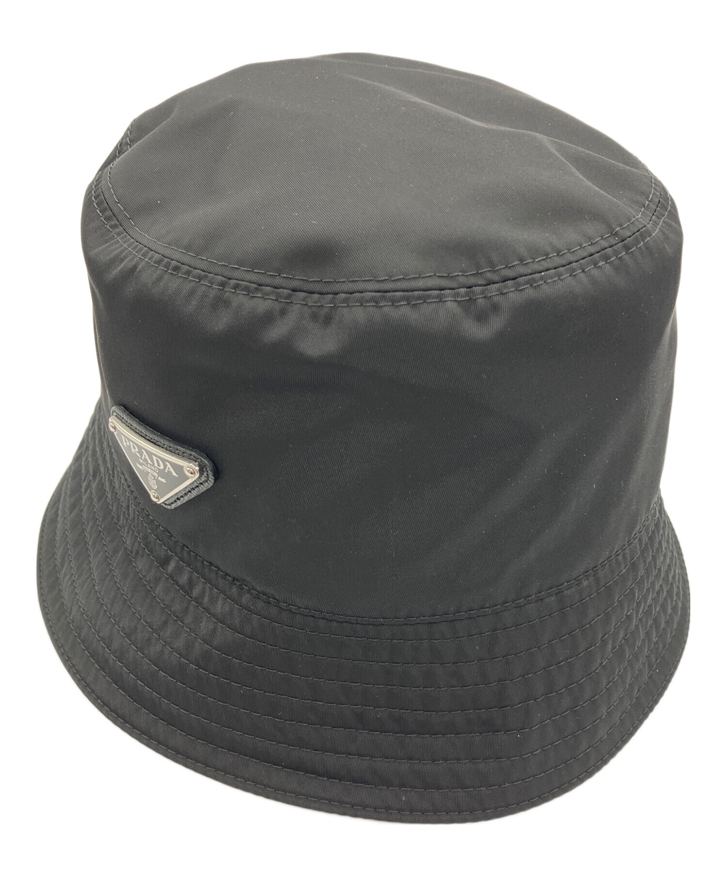 中古・古着通販】PRADA (プラダ) トライアングルロゴバケット 中古・古着通販】PRADA (プラダ) トライアングルロゴバケット
