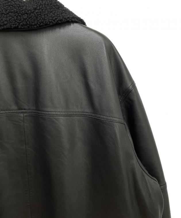 中古・古着通販】LEVI'S (リーバイス) ラムレザージャケット ブラック