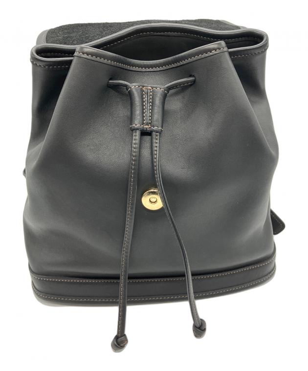 中古・古着通販】COACH (コーチ) レザーリュック ブラック｜ブランド
