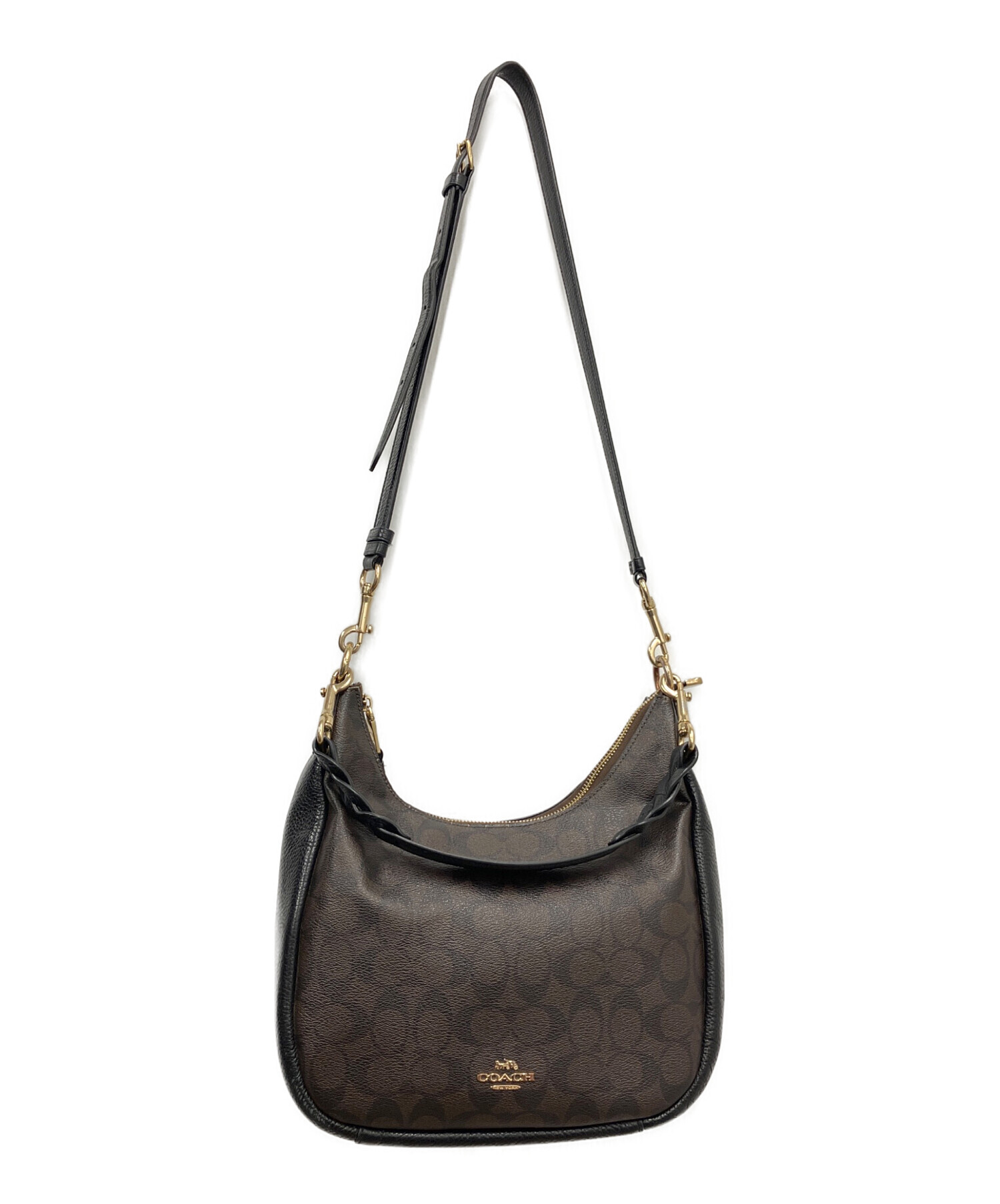 中古・古着通販】COACH (コーチ) ショルダーバッグ シグネチャー