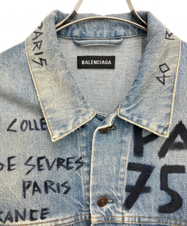 中古・古着通販】BALENCIAGA (バレンシアガ) グラフィティデニム 中古・古着通販】BALENCIAGA (バレンシアガ) グラフィティデニム