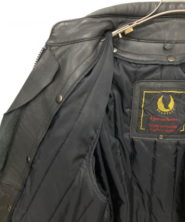 中古・古着通販】BELSTAFF (ベルスタッフ) レザージャケット ブラック
