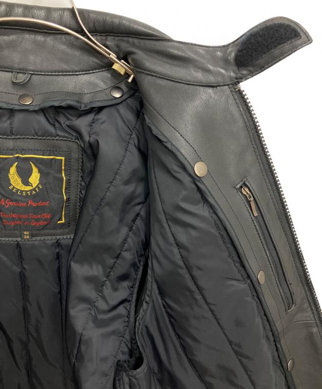 中古・古着通販】BELSTAFF (ベルスタッフ) レザージャケット ブラック