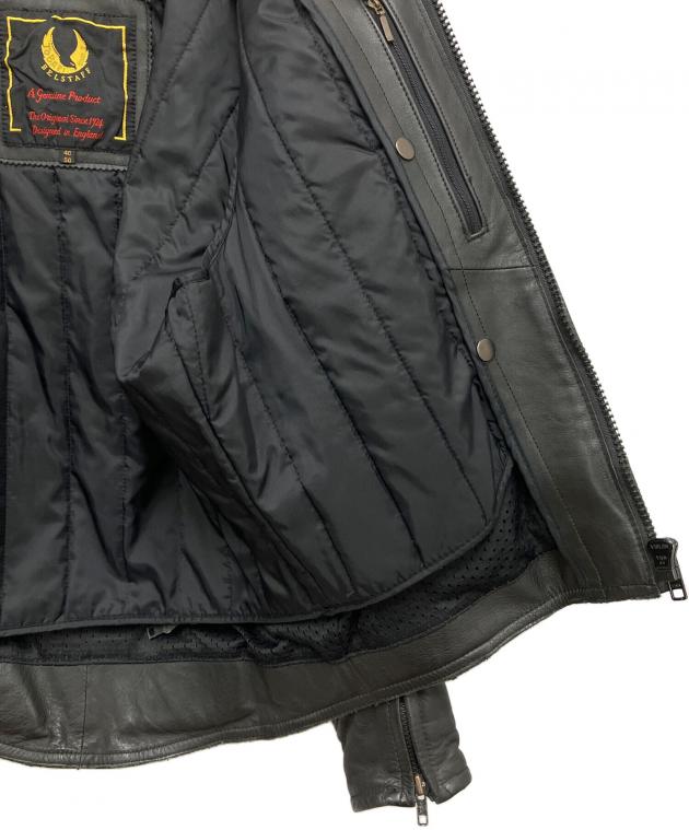 中古・古着通販】BELSTAFF (ベルスタッフ) レザージャケット ブラック