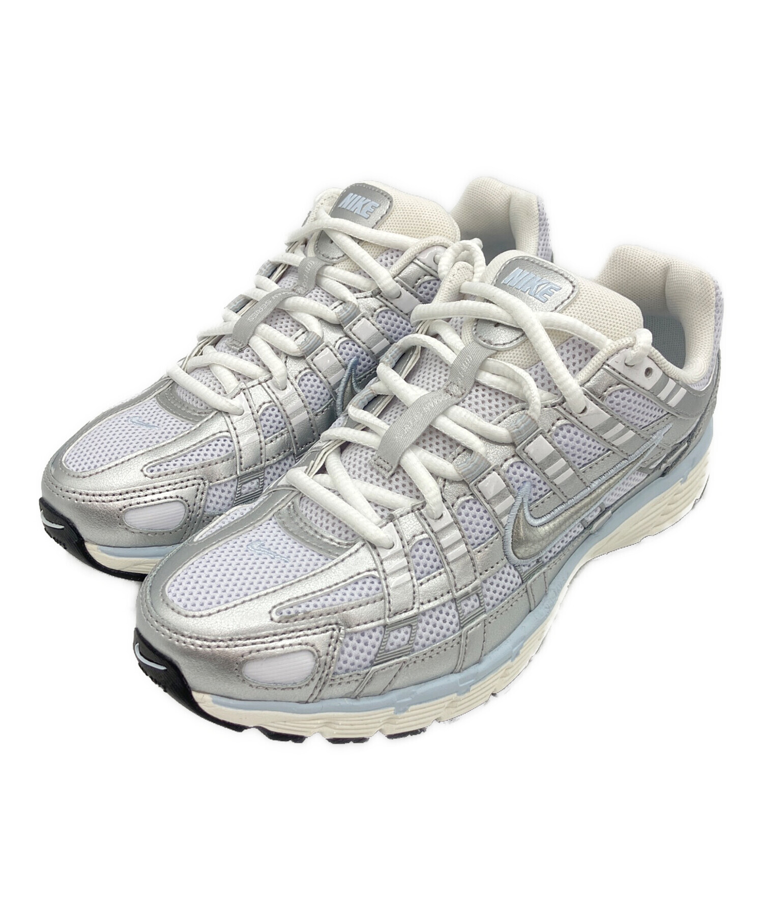 中古・古着通販】NIKE (ナイキ) P-6000 ホワイト×シルバー サイズ:25cm